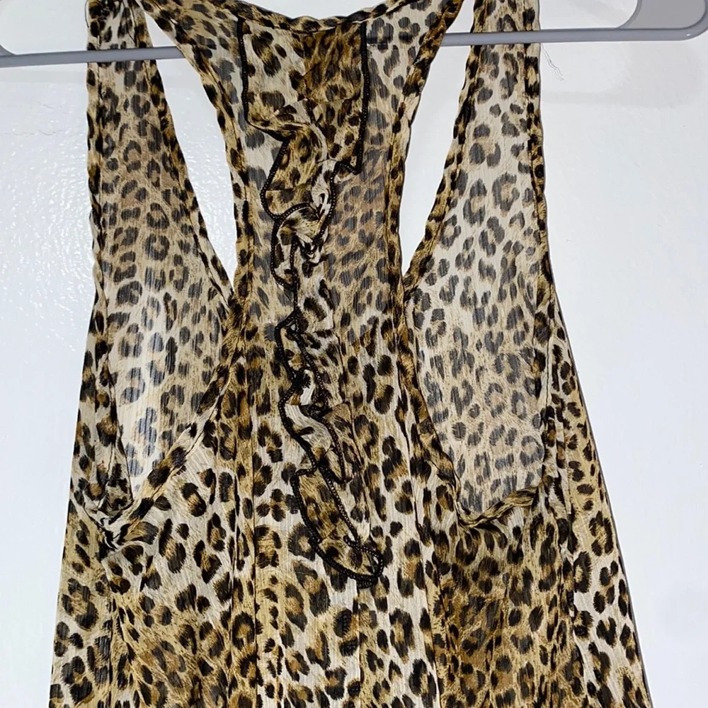 One size cheetah print sheet tank top, 100% polyester - Picture 4 of 4